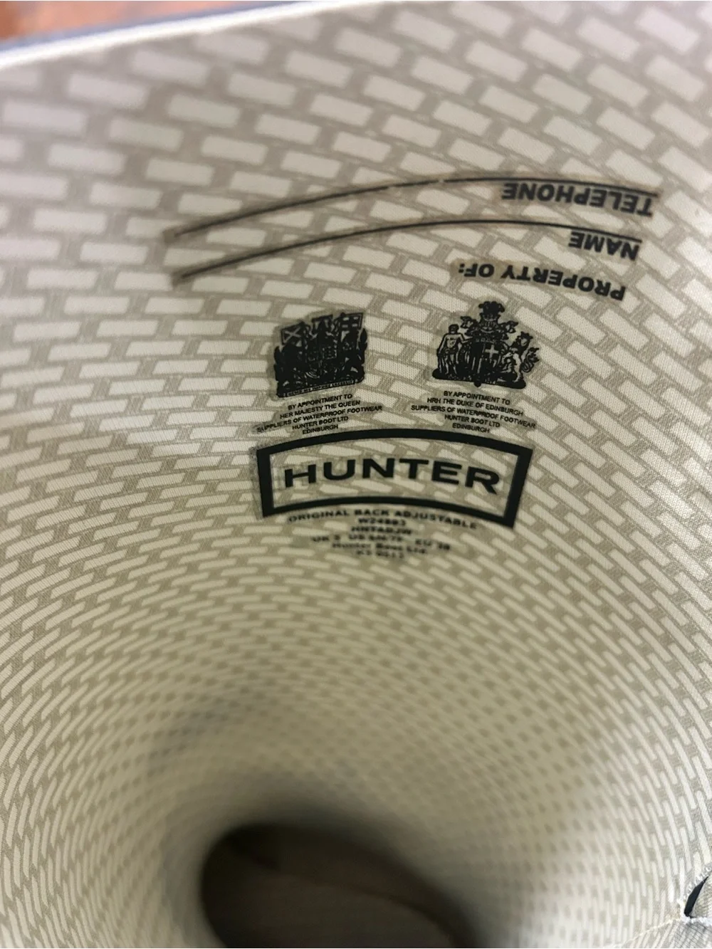 Hunter Adjustable Back Matte Navy Blue Knee-High Rain Boots